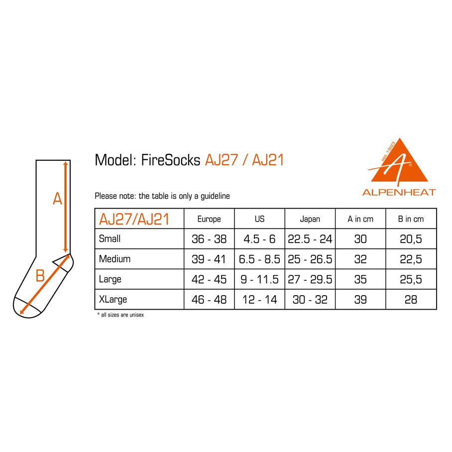 Värmesockar Ull Med Li-ion Batteri EUR 36-38