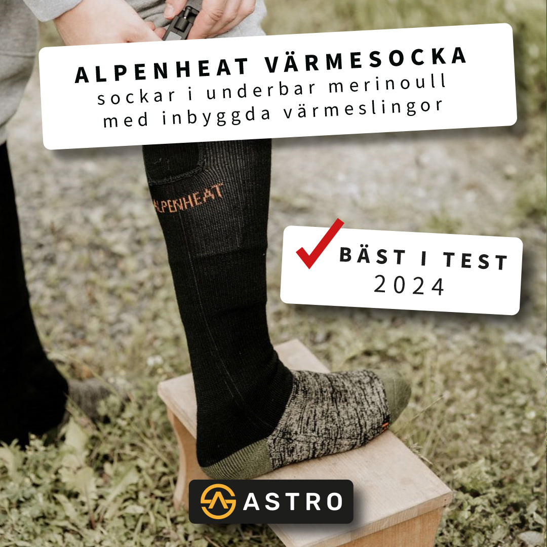 Värmesockar Ull Med Li-ion Batteri EUR 46-48