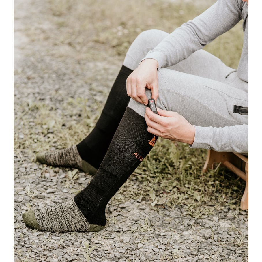 Värmesockar Ull Med Li-ion Batteri EUR 46-48