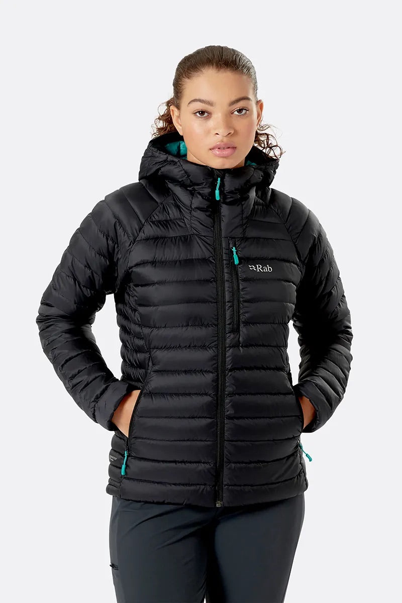 Microlight Alpine Downjacket Women BLACK / XXS