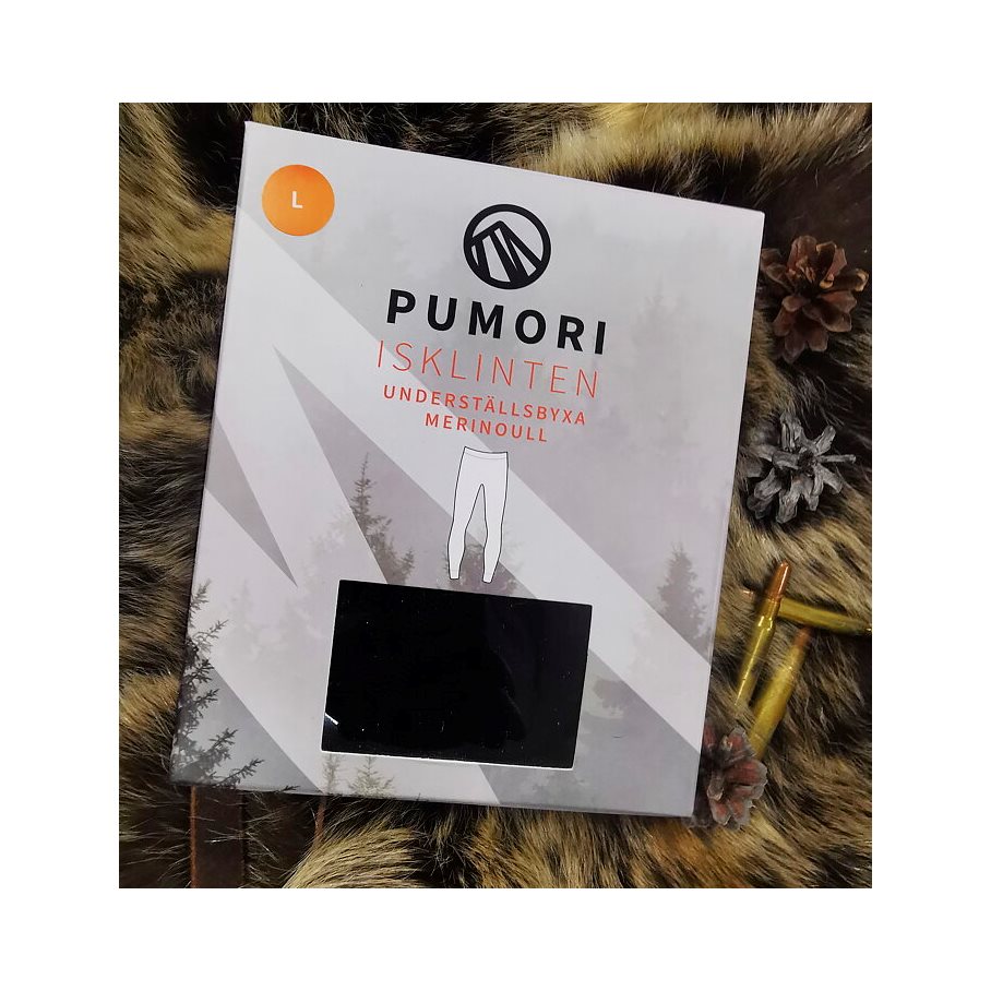 Isklinten Underställsbyxa Merinoull SVART / XL