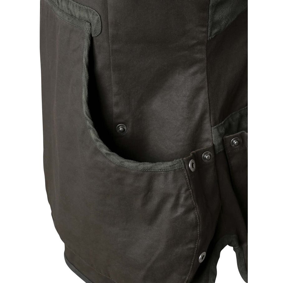 Vintage Dogsport Vest Women LEATHER BROWN / 38W