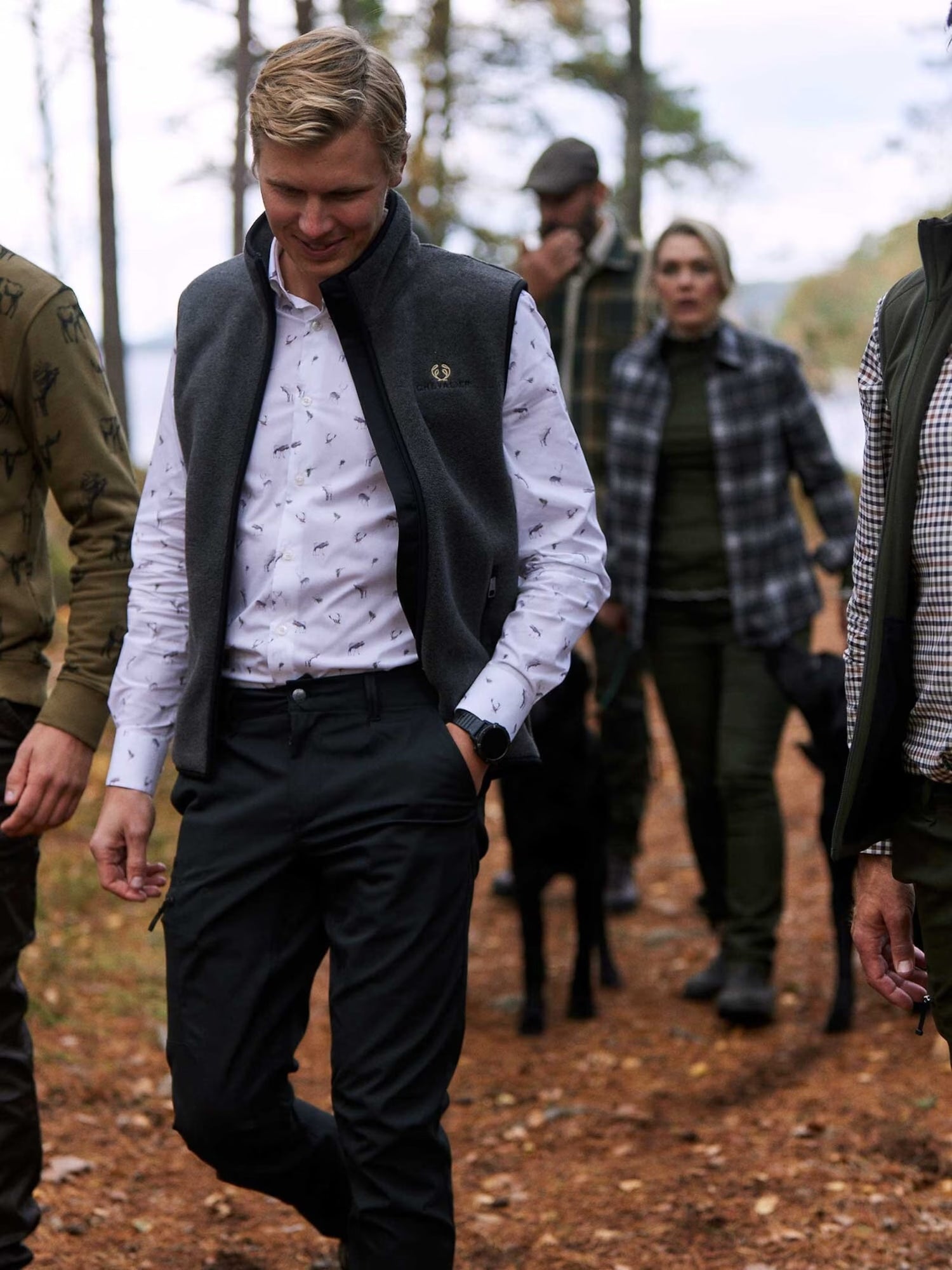 Danson Contemporary Fit Shirt Men LJUS / L