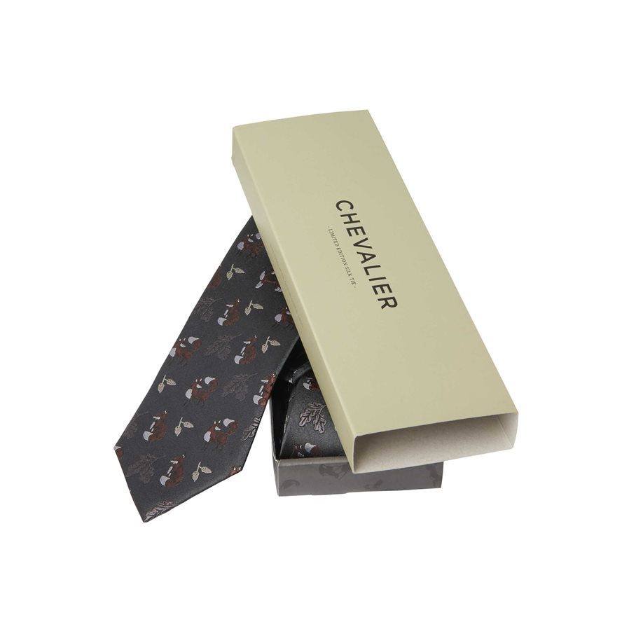 Beagle Silk Tie BEAGLE GREEN / EN STL