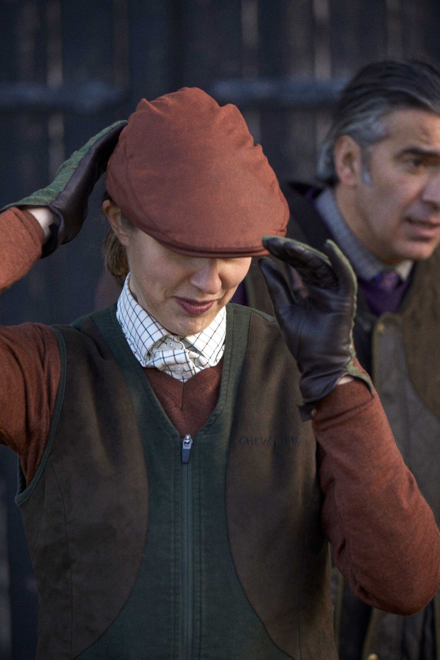 Blaise V-Neck Merino Pullover Women KASTANJ BRUN / 42W