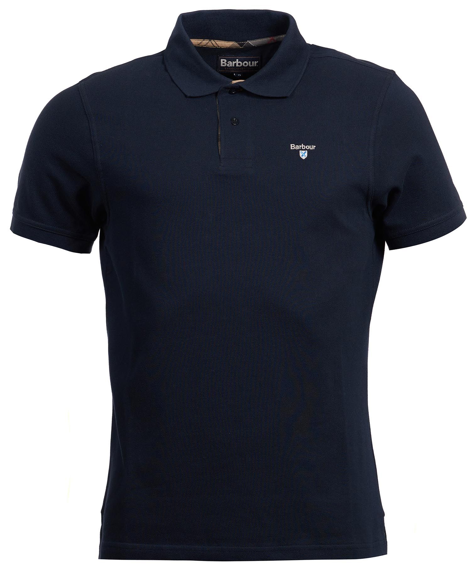 Tartan Pique Polo Men NEW NAVY / S