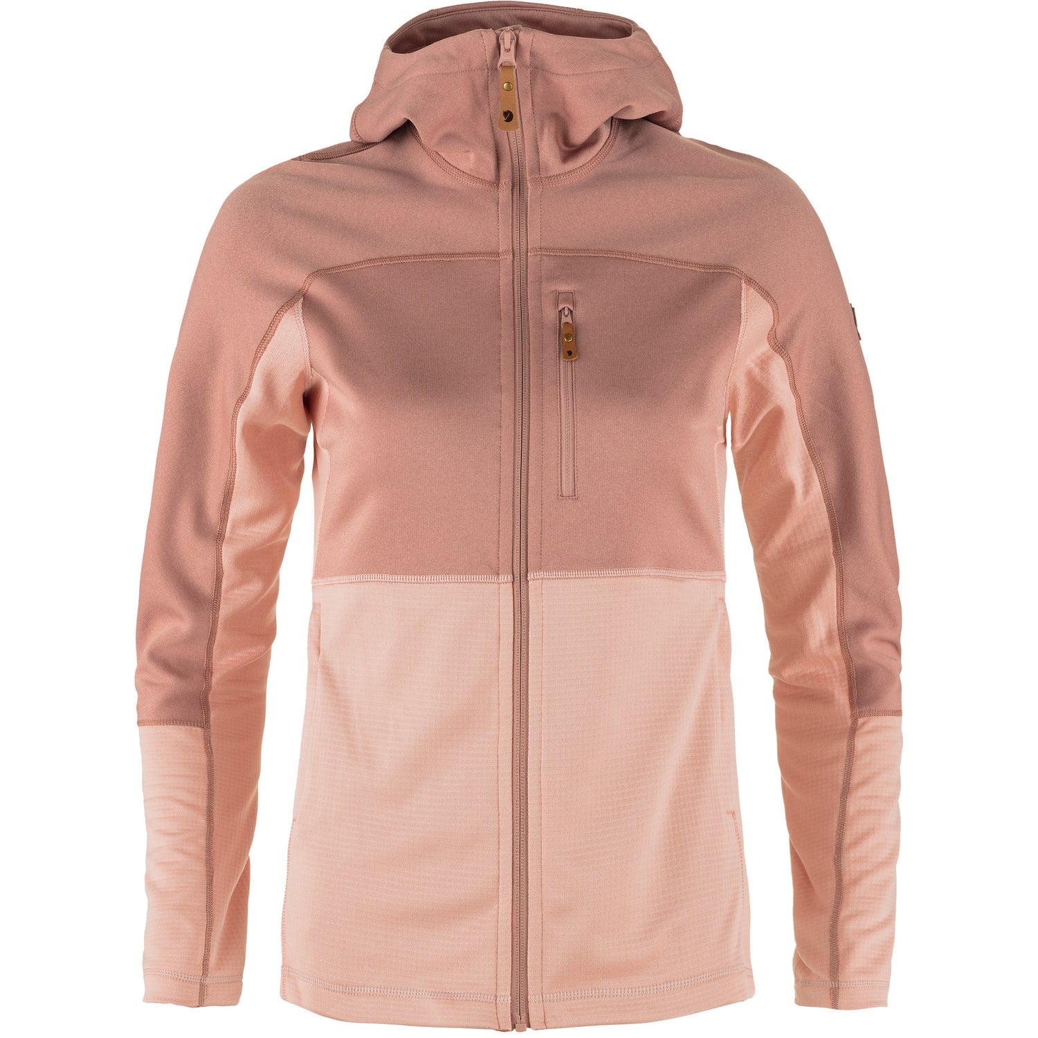 Abisko Trail Womens Fleece CHALK ROSE-DUSTY ROSE / M