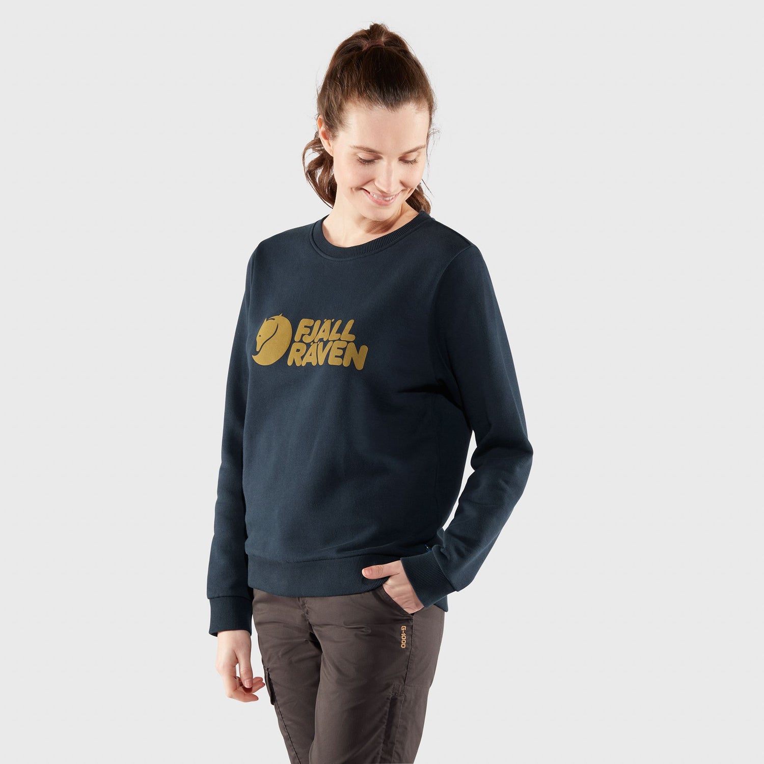 Logo Womens Sweater DARK NAVY / L