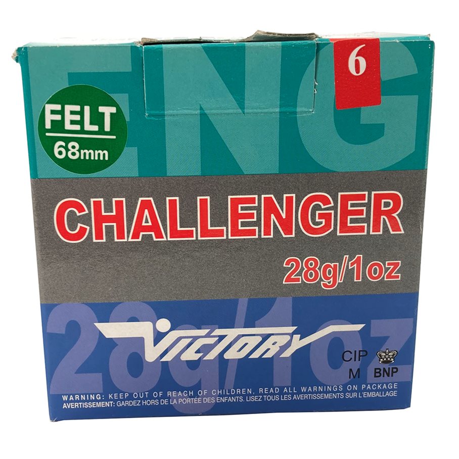 12 Gauge Challenger Felt 28 g 25 ST / NO6 2,7MM