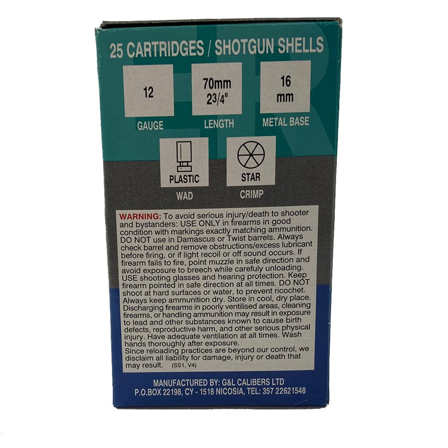 12 Gauge Challenger Felt 28 g 25 ST / NO6 2,7MM