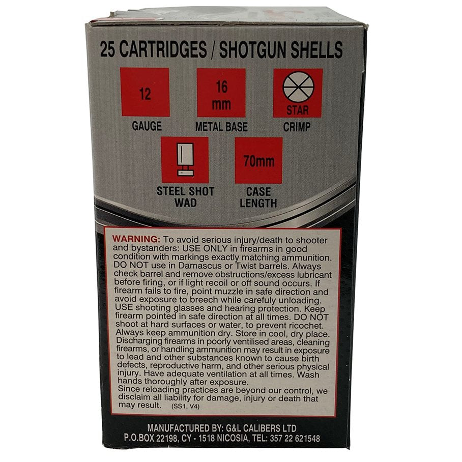 12 Gauge Steel 35 g 12 / NO3 3,5MM