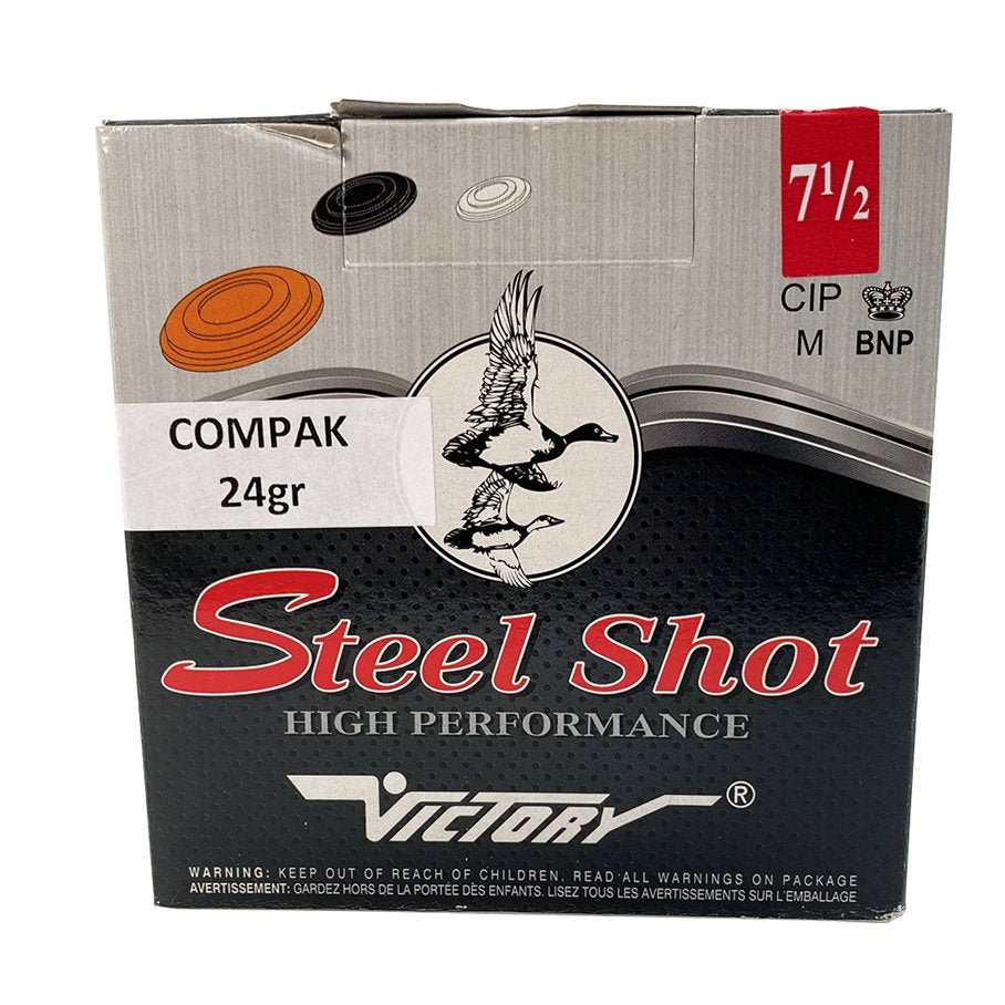 12 Gauge Compak Steel 24 g 12 / 25 ST / NO7,5 2,5MM