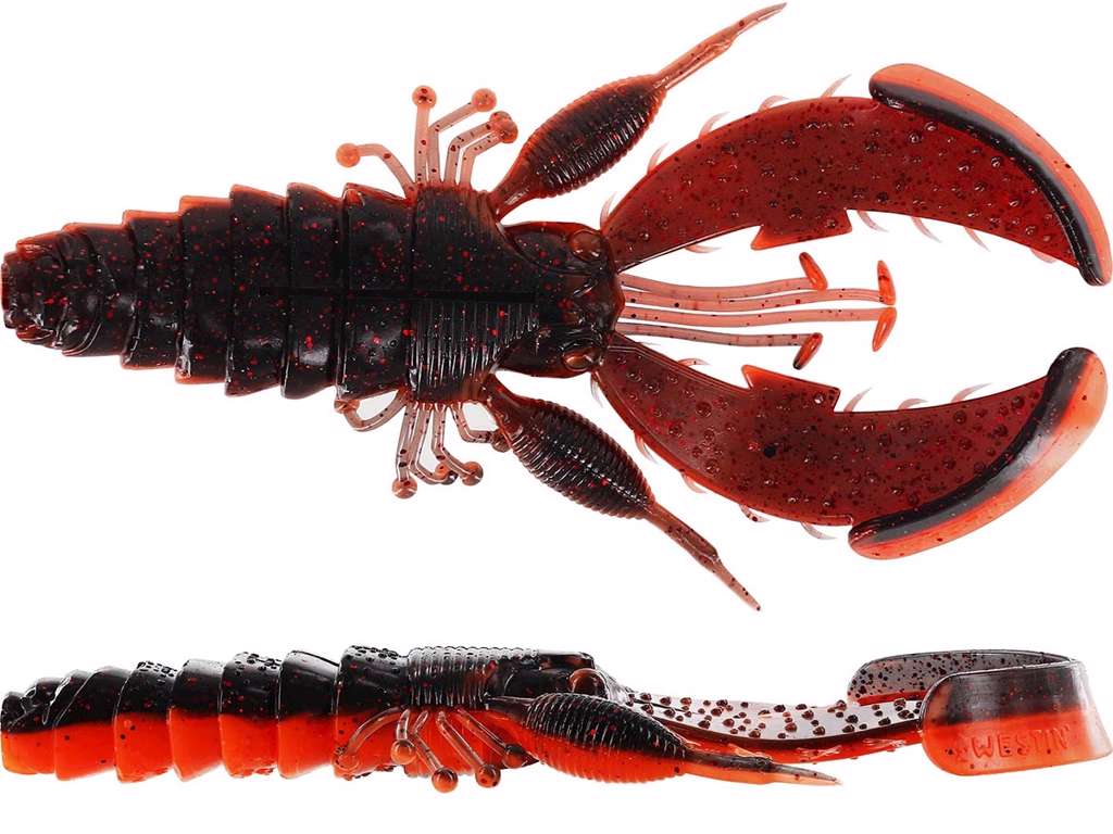 CreCraw Creaturebait 5 st LAVA CRAW / 65 MM