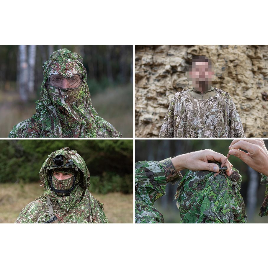 Ghost-Hoodie CONCAMO GRÖN / EN STL