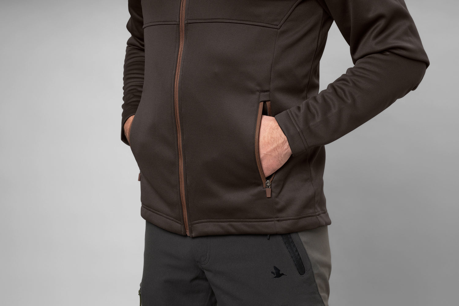 Elliot Fleece DARK BROWN / M