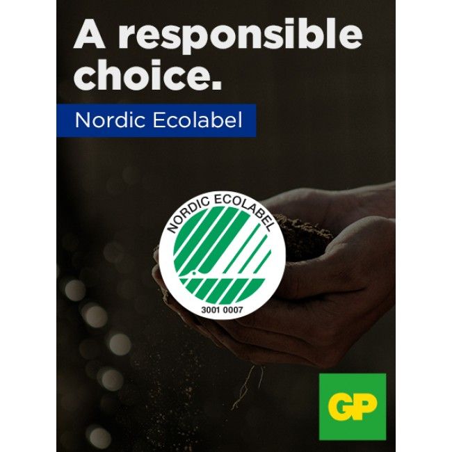 Ultra Plus Alkaline AA-batteri, 15AUP/LR6, 4-pack GUL/VIT / EN STL