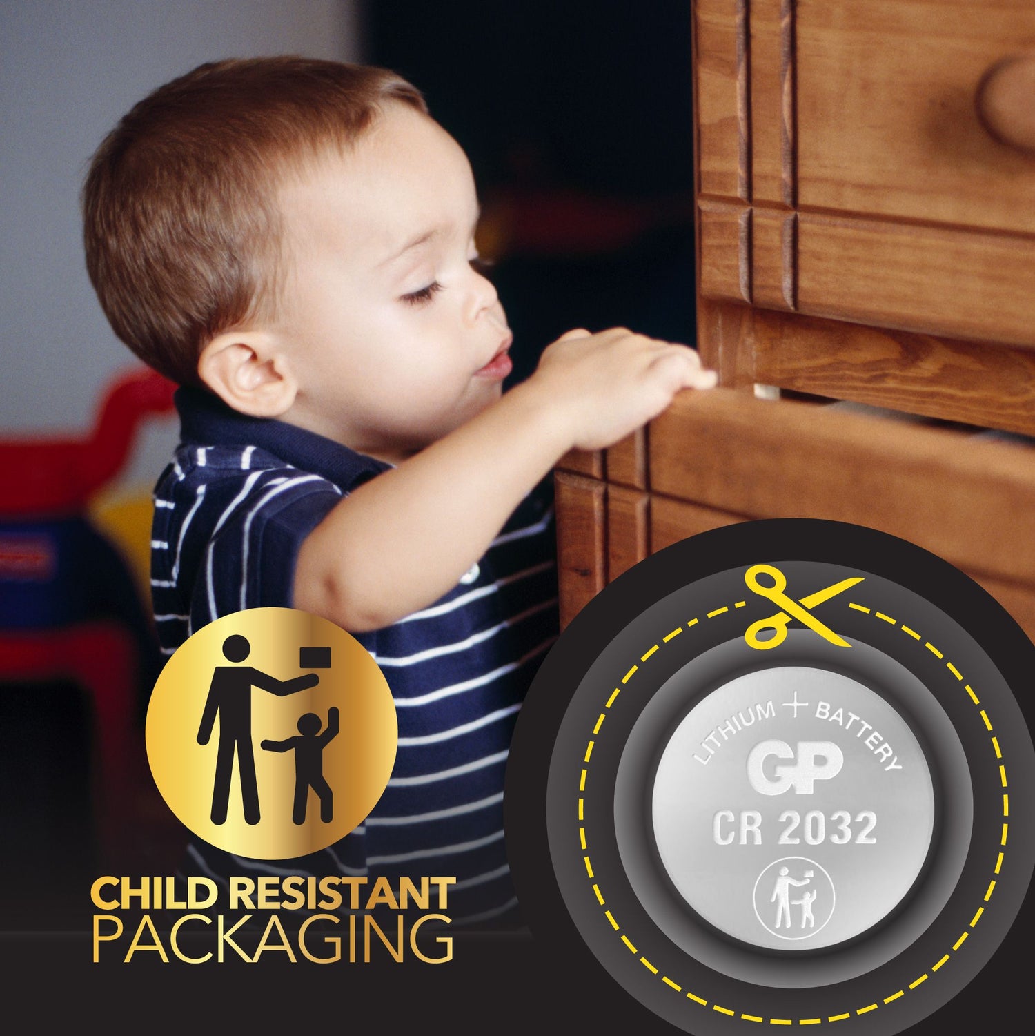 Knappcell Lithium, CR2032 SILVER / 1 ST