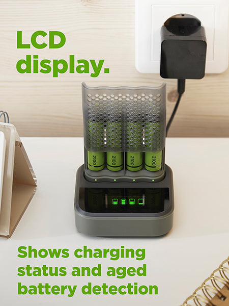 ReCyko 2st Speed-batteriladdare M4D85/270HCE-2WBB M451 GRÅ / EN STL