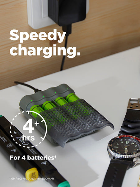 ReCyko Speed-batteriladdare M451/270AAHCE-2WB4 GRÅ / EN STL