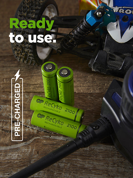 ReCyko AA-batteri, 2600mAh, 4-pack GRÖN / EN STL
