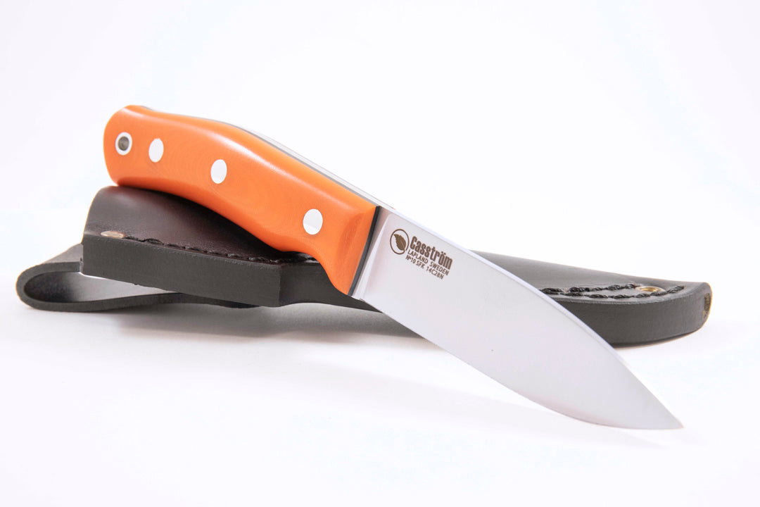 No.10 Swedish Forest Knife Flat Grind ORANGE / ONE SIZE