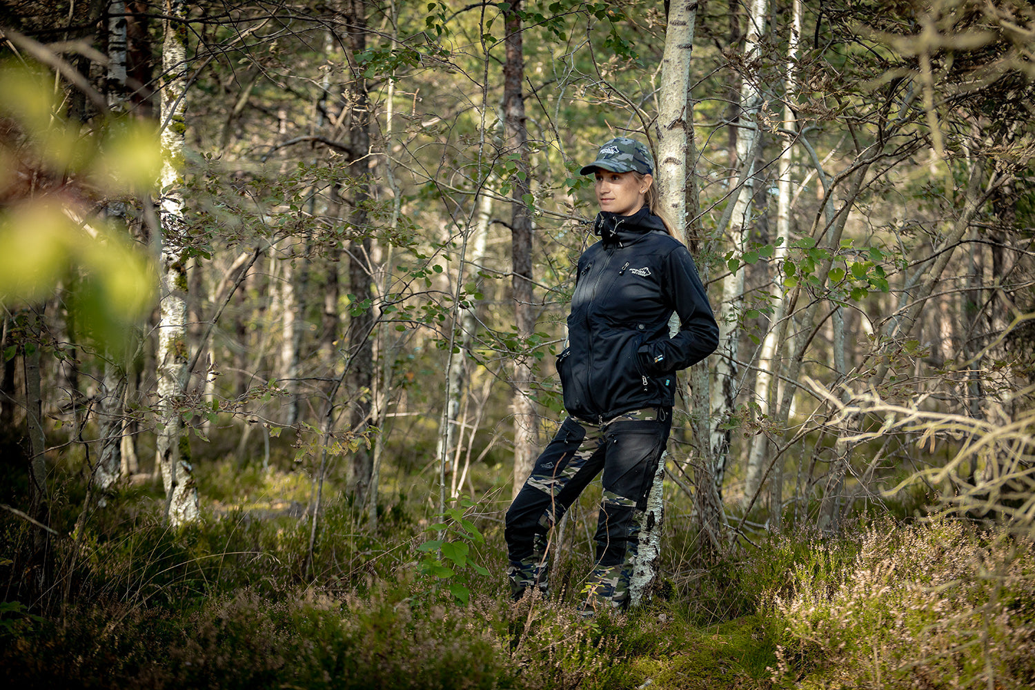 Active Stretch byxa Dam CAMO / 44