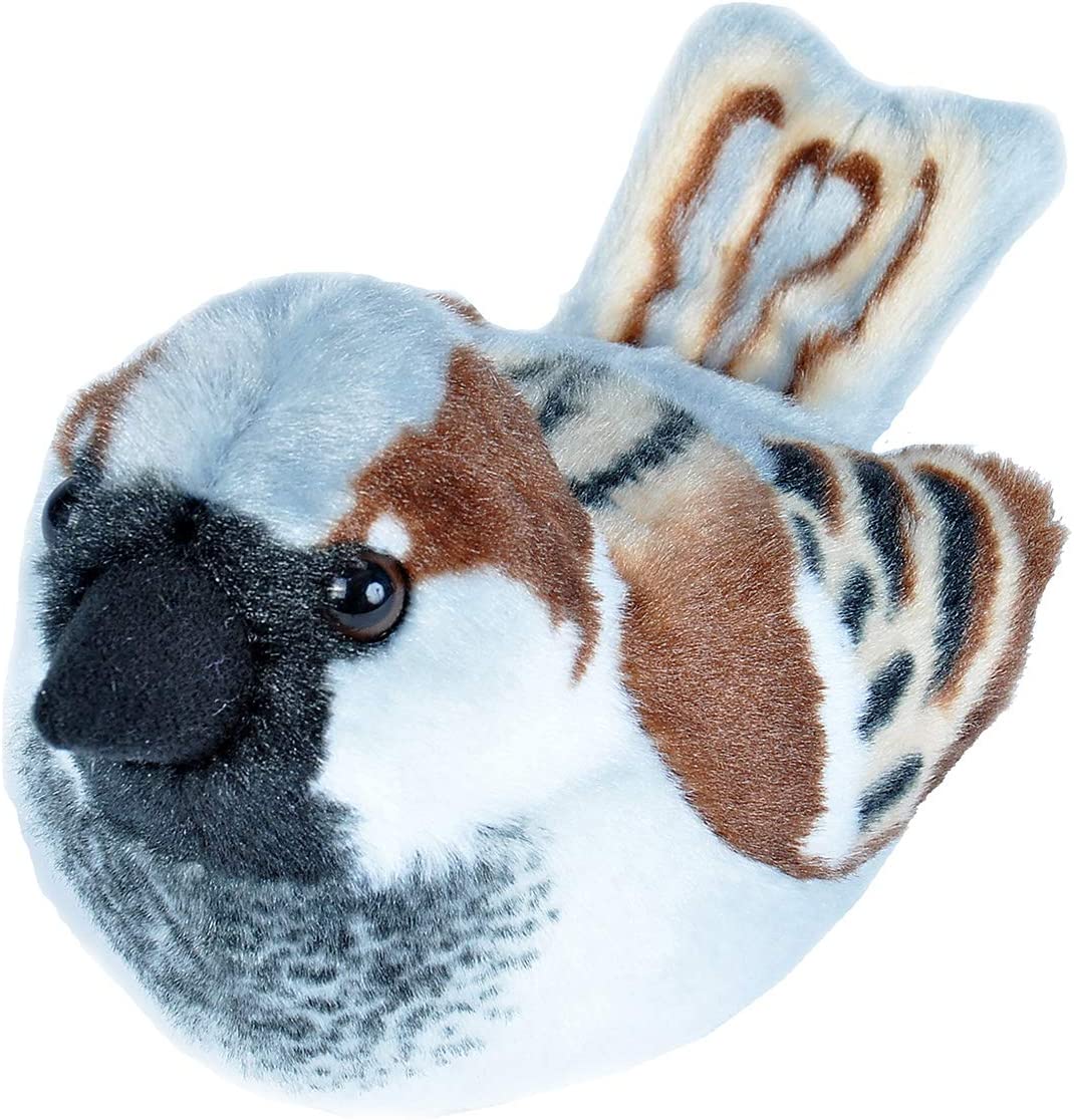 Mjuka fåglar med autentiska ljud GRÅSPARV