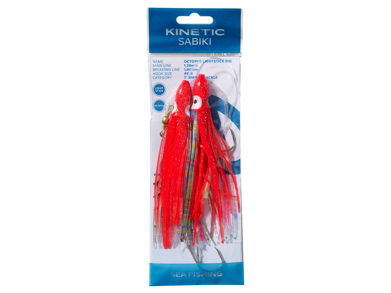 Kinetic Octupus Lightstick RED / 6/0