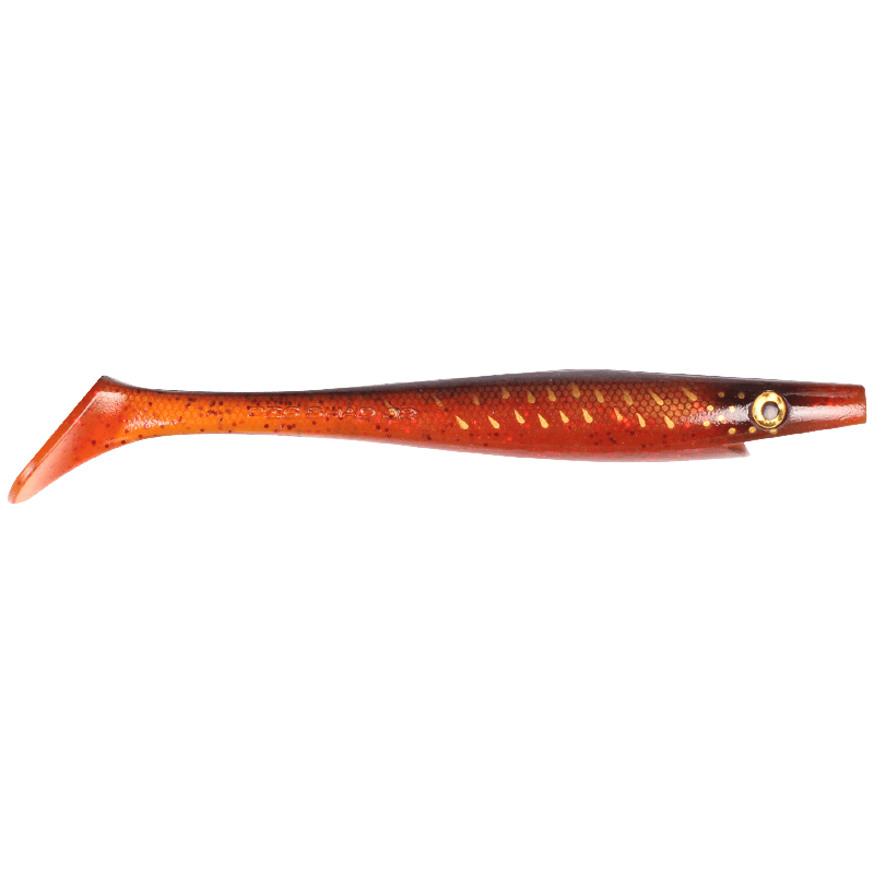 Pig Shad Tournament 2-pack RED MOTOROIL PIKE UV / 18 CM OCH 30 GRAM