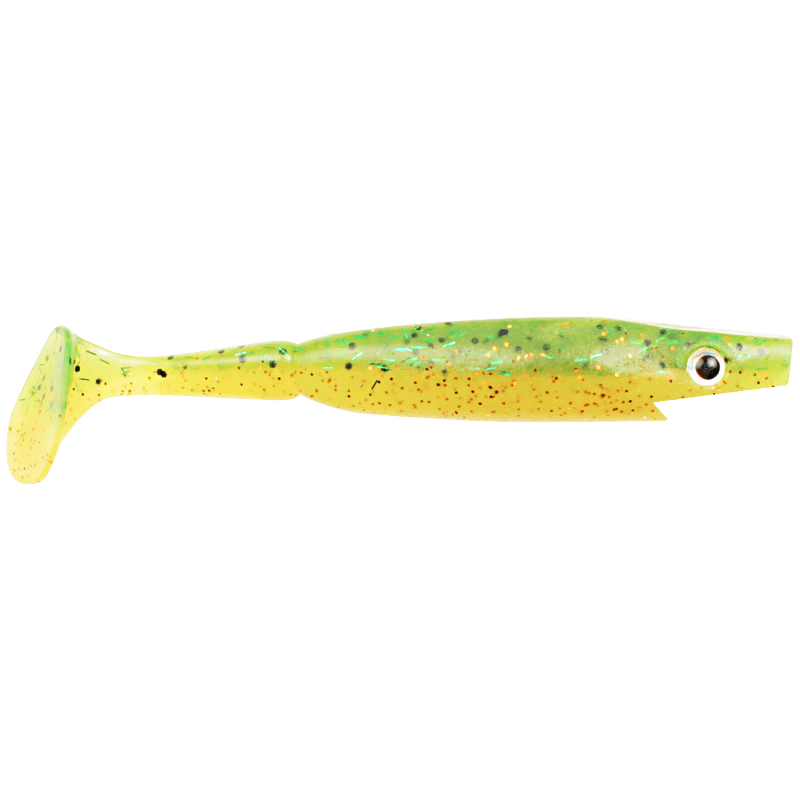 Piglet Shad 10 cm 7 gram, 6-pack FIRE PERCH / 10CM/7G