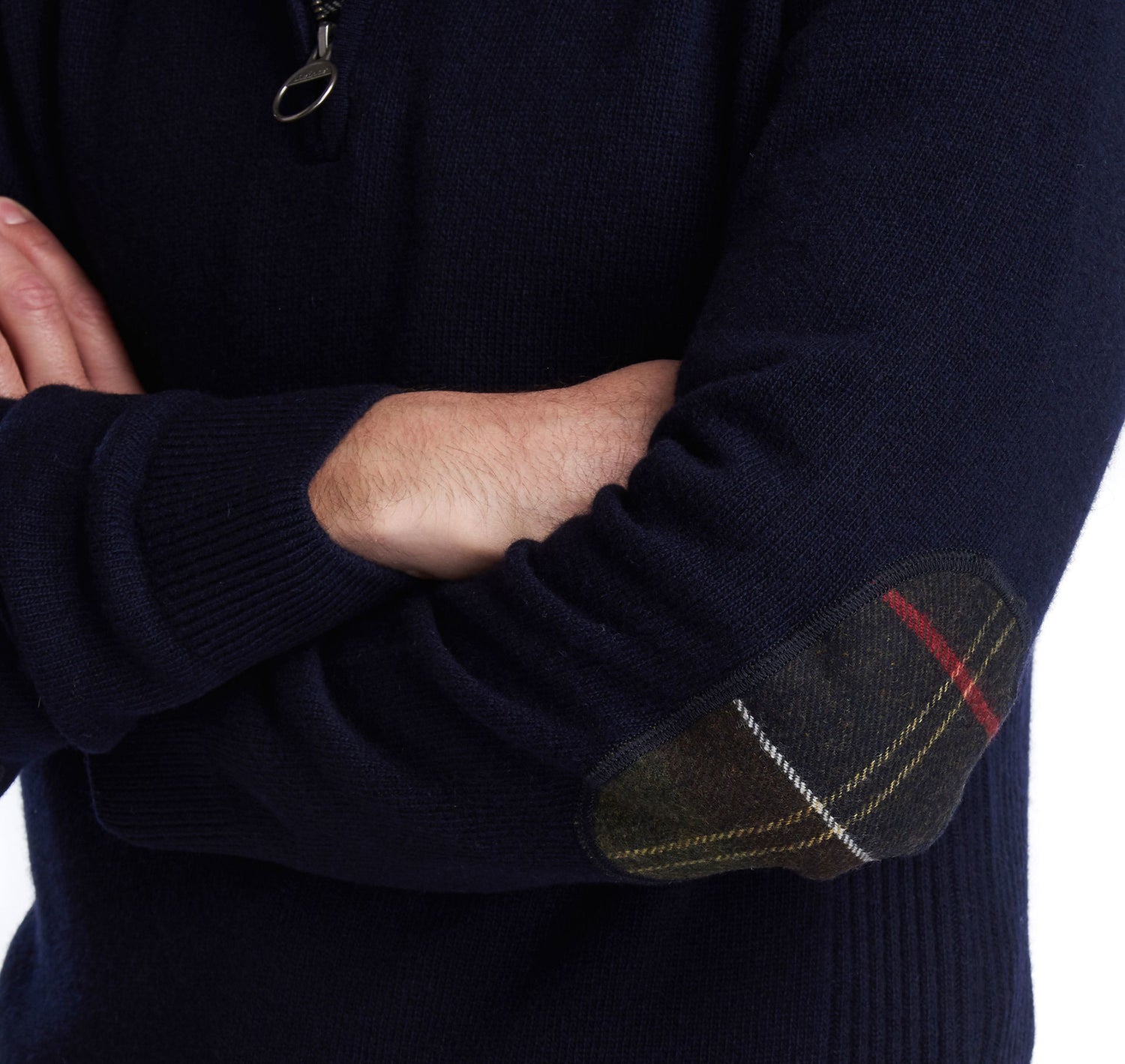 Holden Half Zip, Herr - Stickad tröja NAVY / XXL