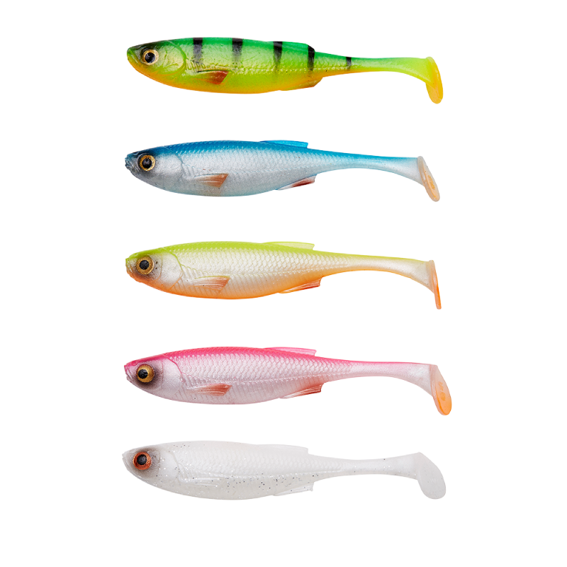 Craft Shad Mix 5-pack DARK WATER MIX / 88 MM