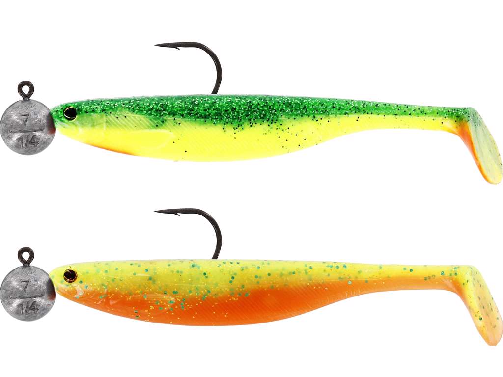 Shadteez Slim Rigged N Ready 2-pack DARK WATER MIX 1 / 10 CM