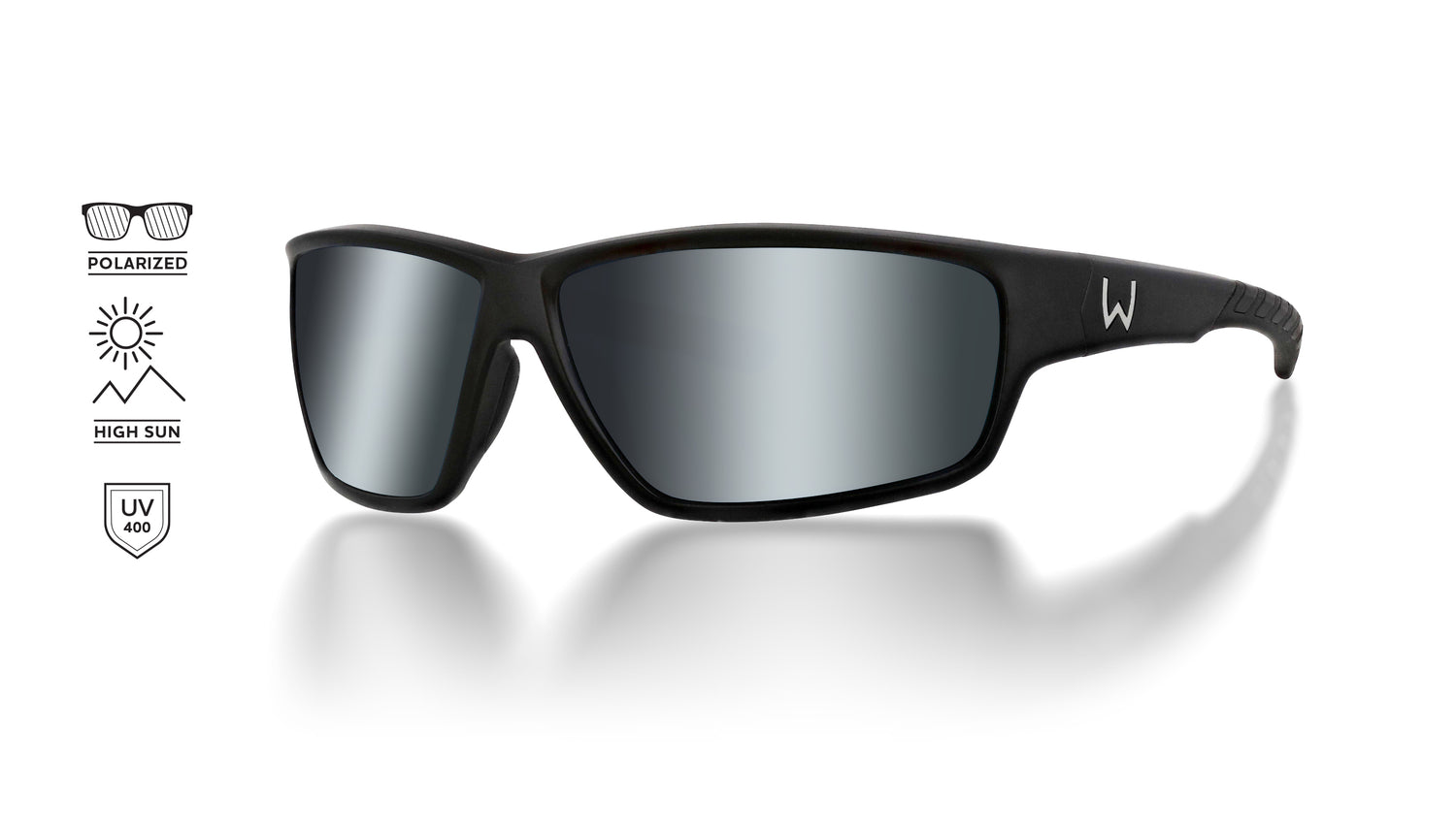 W6 Sport Solglasögon LB SMOKE LM SILVER FLASH AR BLUE / EN STL