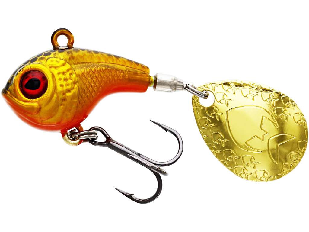 Dropbite Spin Tail Jig GOLD RUSH / 3,4 CM OCH 17 GRAM