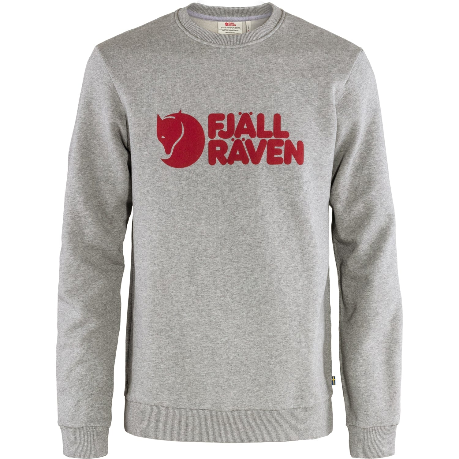 Fjällräven Logo Sweater Men GREY-MELANGE / S