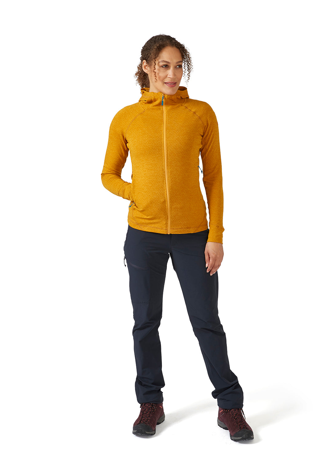 Nexus Fleece Hoody Women DARK BUTTERNUT / UK 10-S