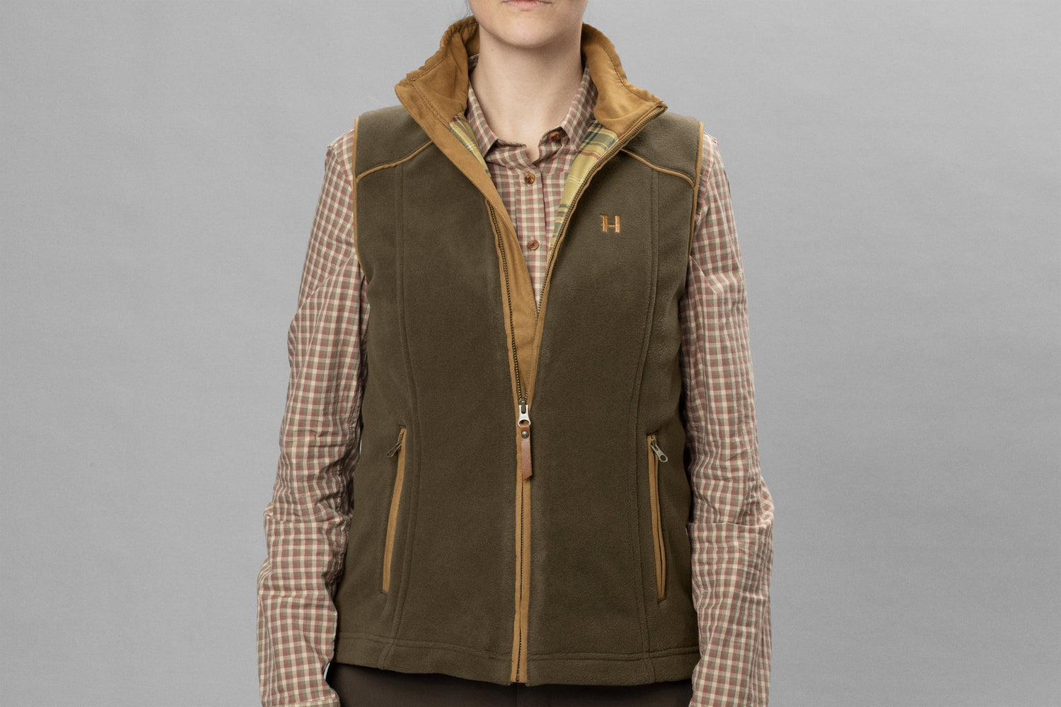 Sandhem 200 Waistcoat, Damväst WILLOW GREEN / XL