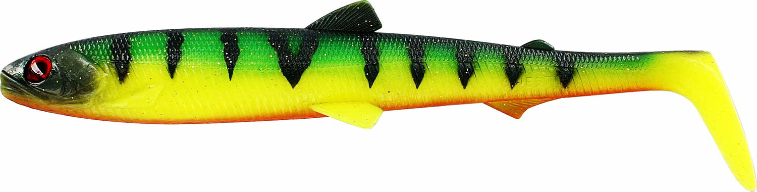 BullTeez ShadTail 30cm 240gram TIGER PERCH / 30 CM