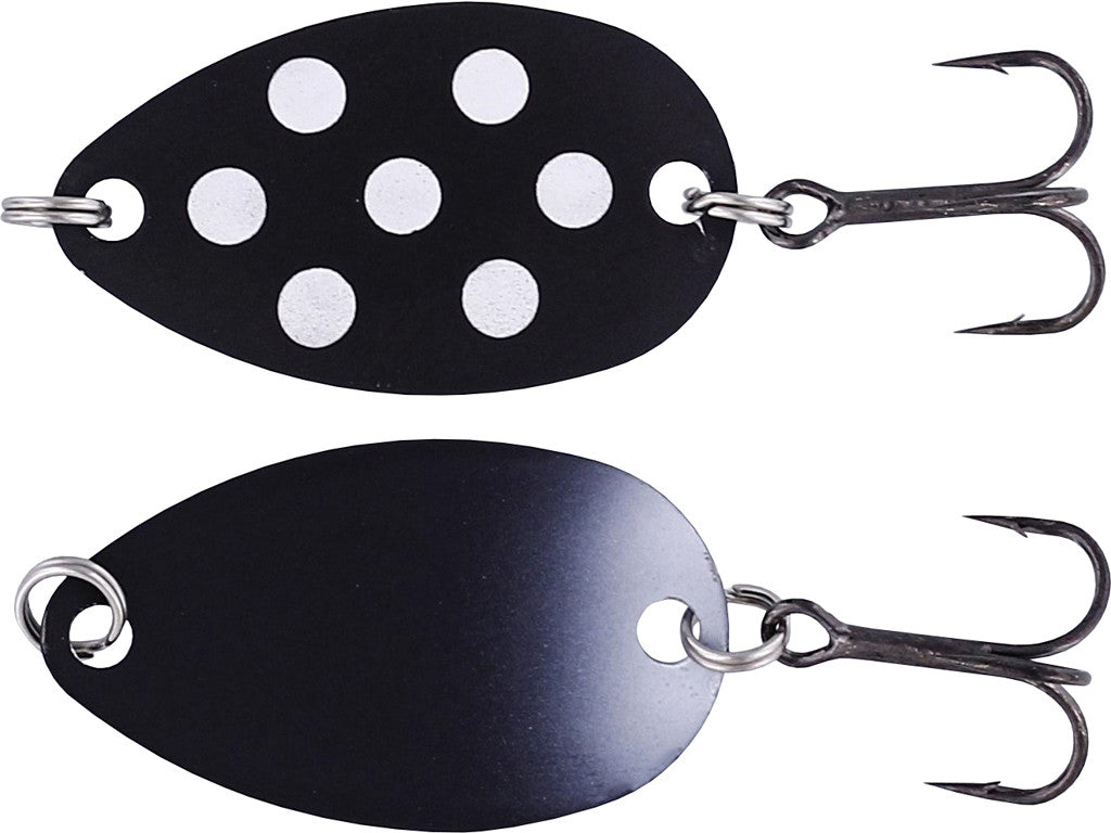 Fidusen Skeddrag BLACK WHITE (GLOW) DOTS / 3,2 CM OCH 2,8 GRAM