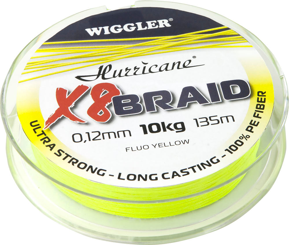 X8 Braid 135 m Flätlina YELLOW / 0,12 MM