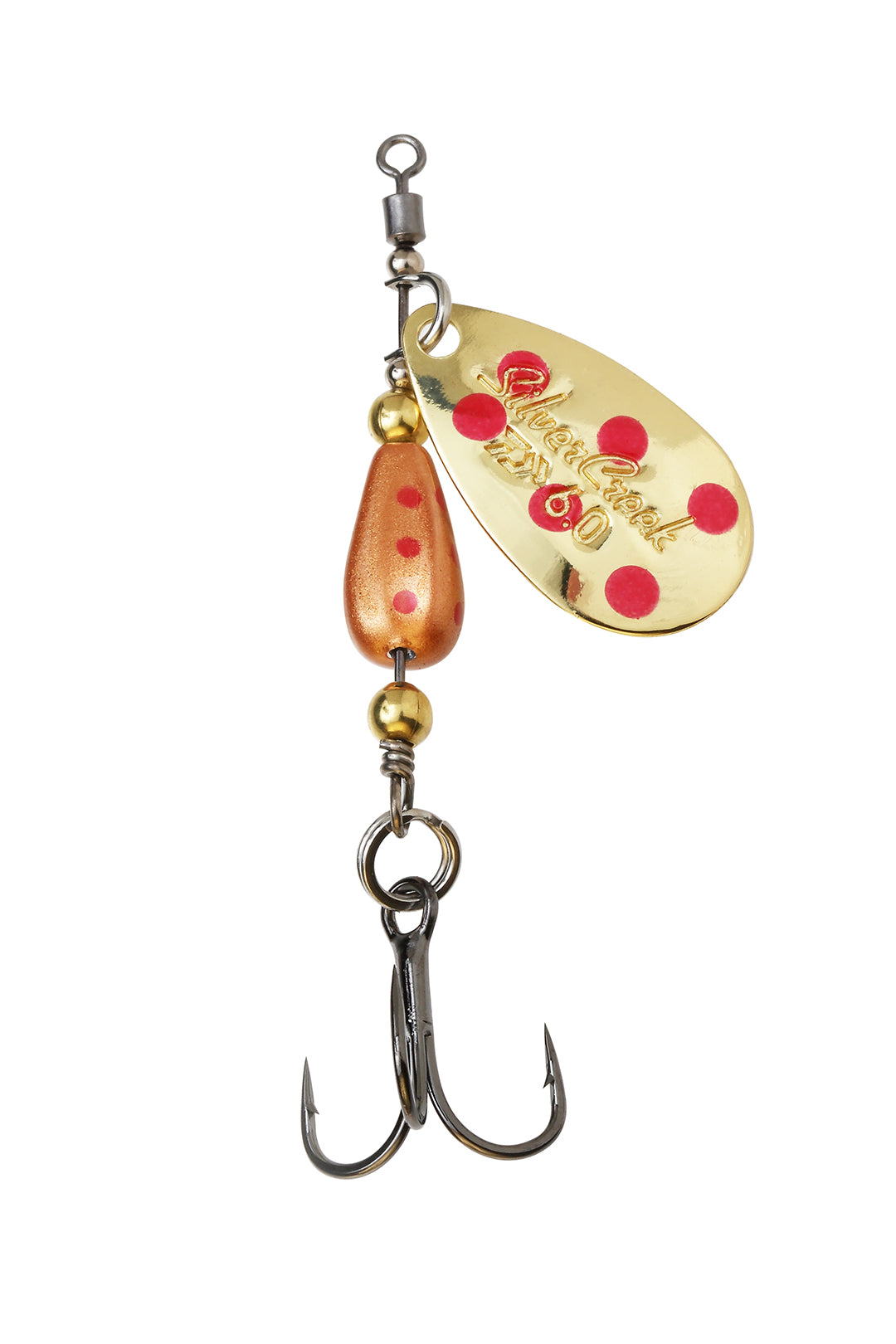 Silver Creek Spinner GOLD DOTS / 9 GRAM & KROK #3