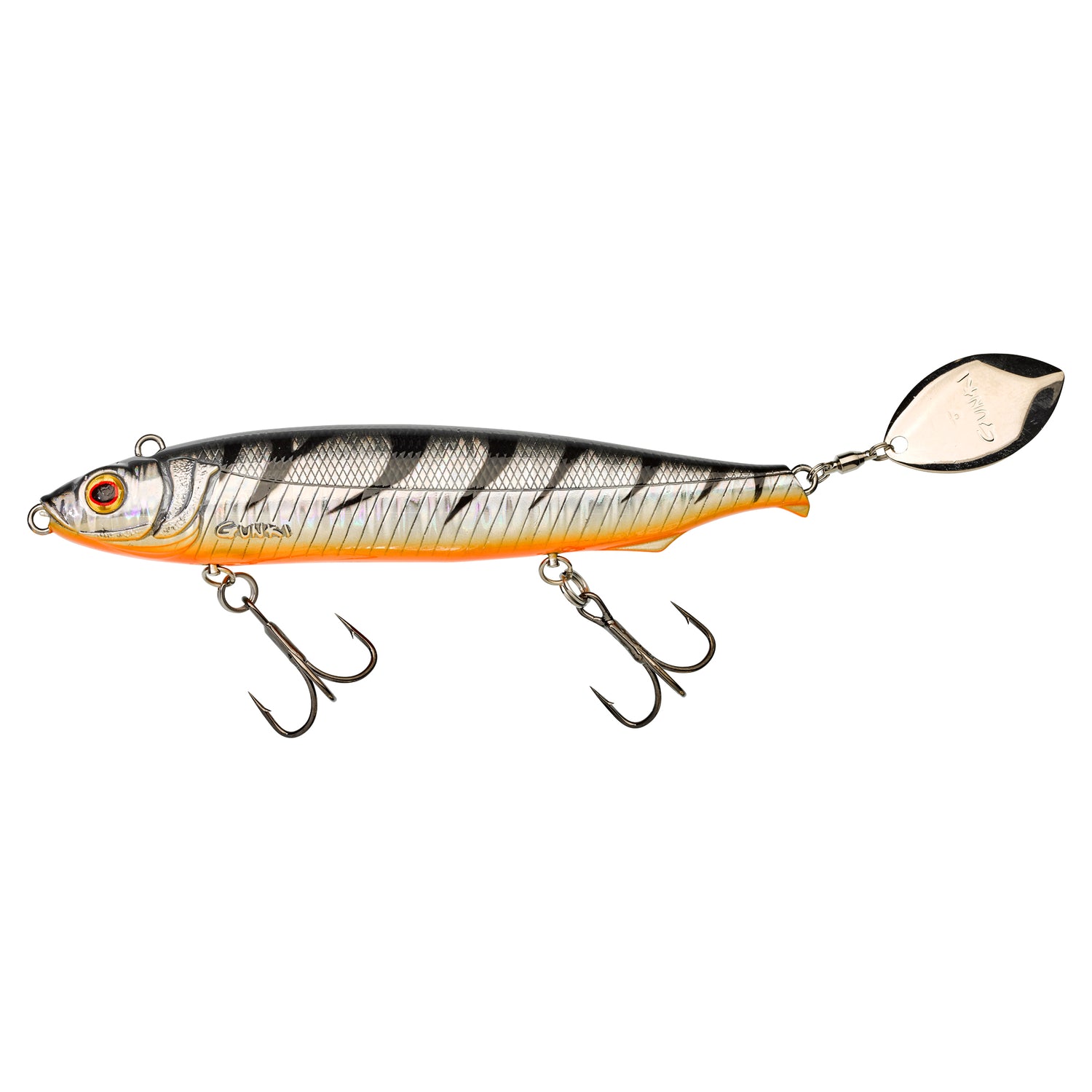 Drag Spin 130mm Sjunkande HL SILVER PERCH / 13 CM / 32 GRAM