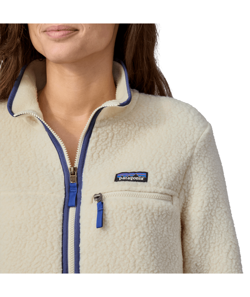 Women's Retro Pile Fleece Jacket NATURAL / L