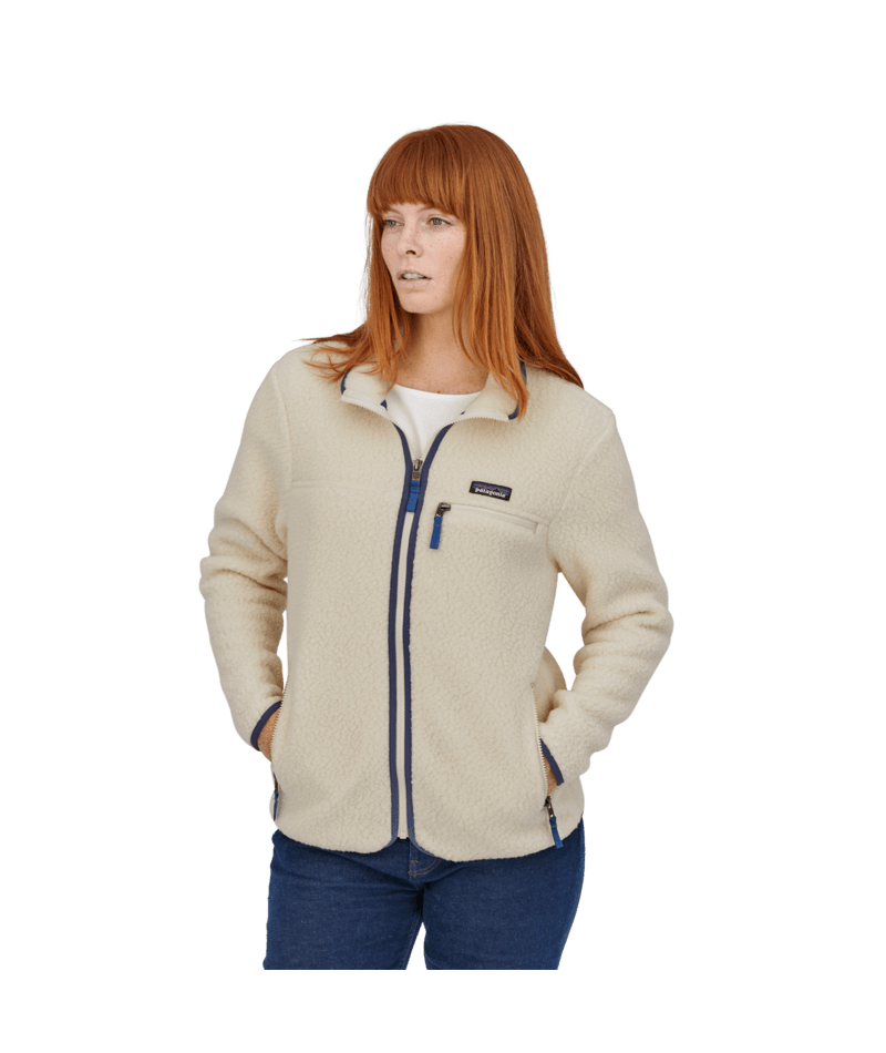 Women's Retro Pile Fleece Jacket NATURAL / XXL
