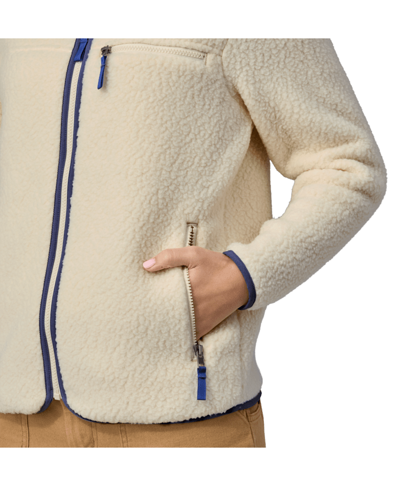 Women's Retro Pile Fleece Jacket NATURAL / XXL