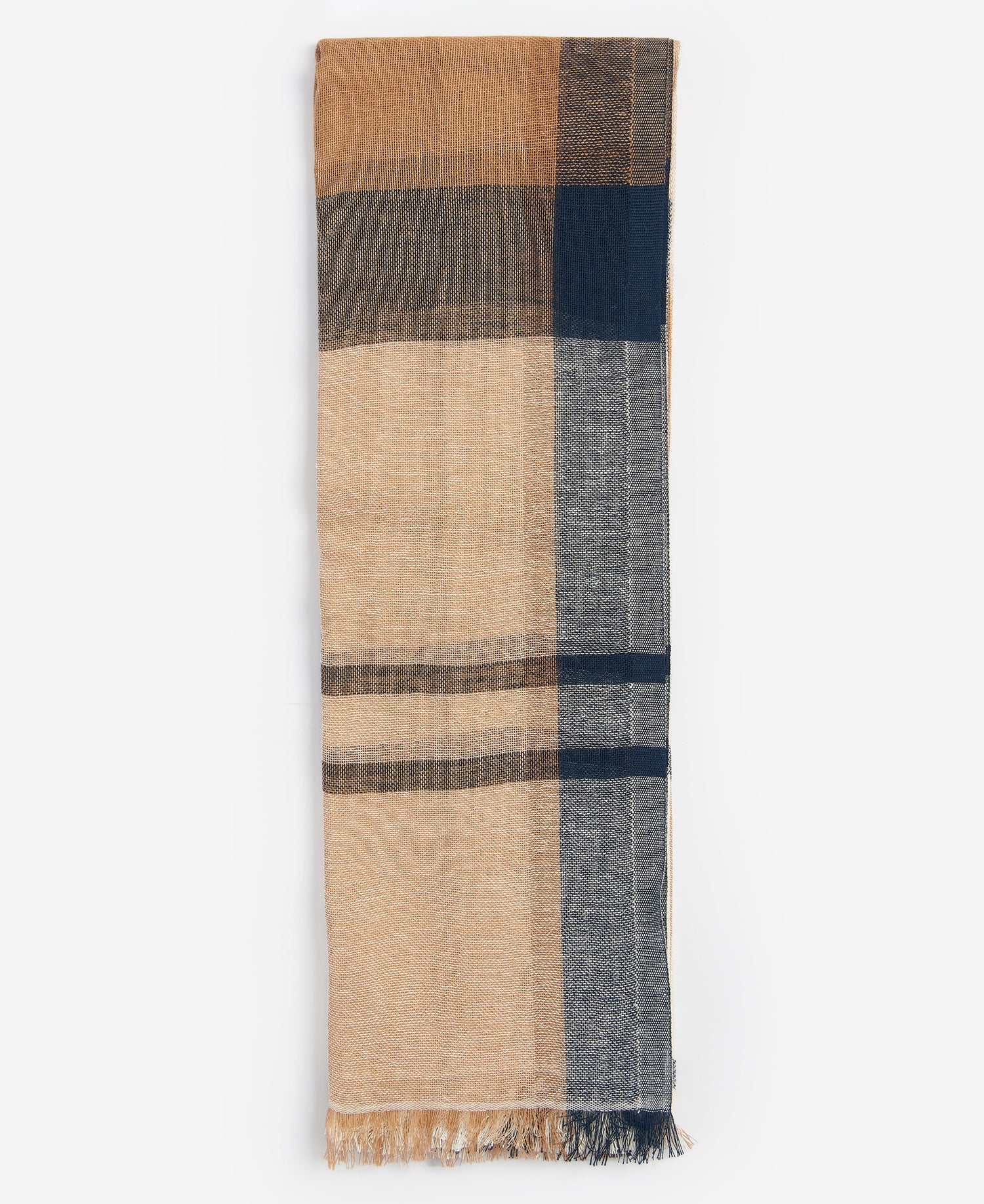 Abigail Tartan halsduk ANTIQUE WHITE/PINK / EN STL