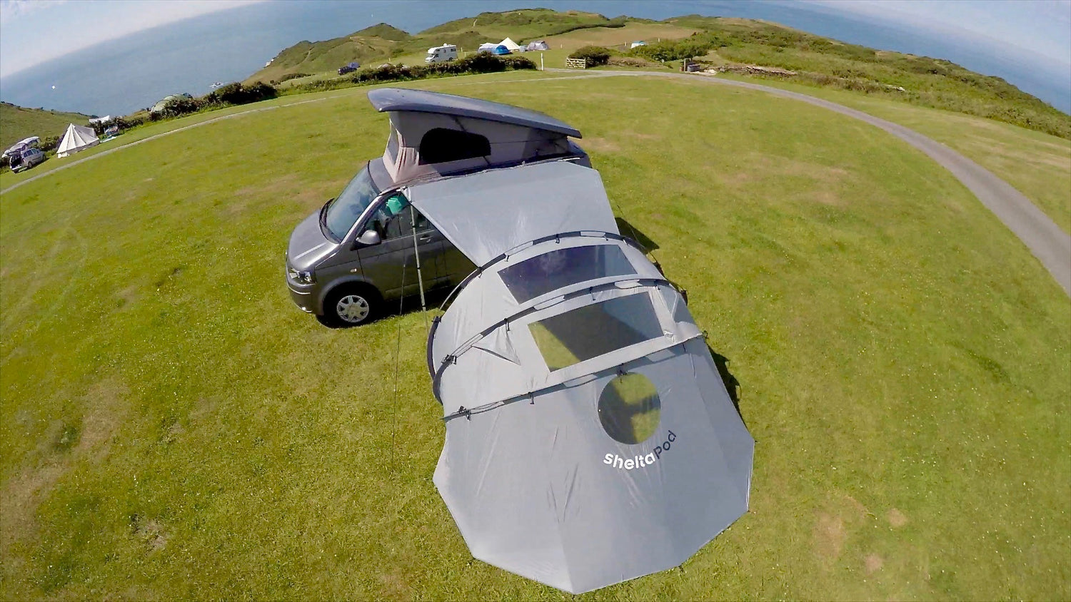 Multitält för Campervans, camping och bil FOREST GREEN / ONE SIZE