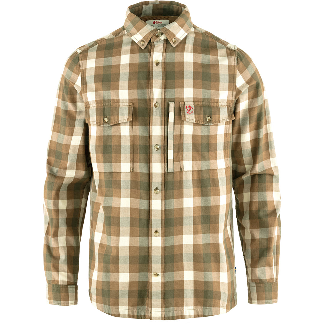 Lappland Mesh Shirt Men LAUREL GREEN-DARK SAND / M