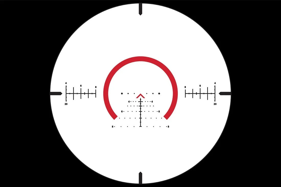 Compact PLx-1-8x24 mm FFP Belyst ACSS Scope METER 5.56 / .308